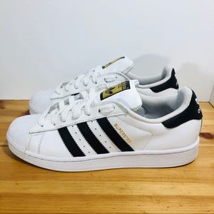 Adidas Superstar Mens 8.5 White shell toe